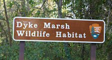 Dyke Marsh sign Dyke Marsh sign