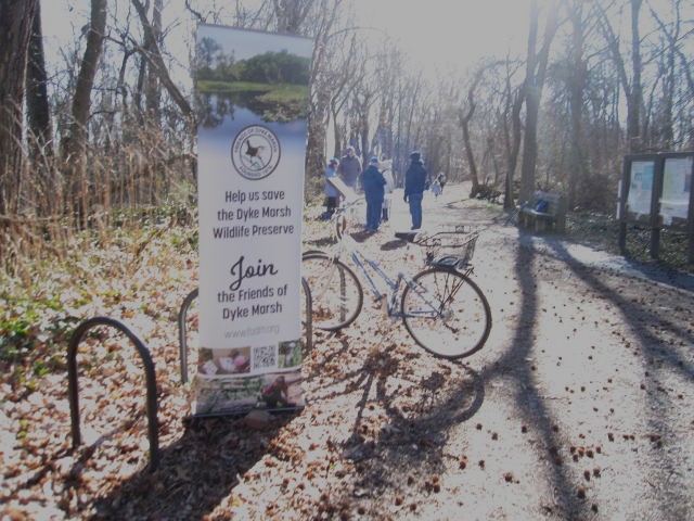 FODMers staffed a check in table at the Haul Road Trail